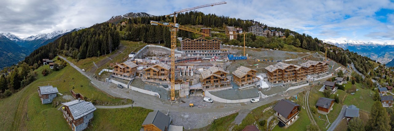 Un des chantiers réalisés par DUMAS en Suisse acquis par Thomas & Piron