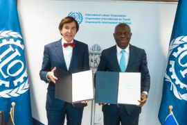 Signature de l'Accord-cadre Organisation Internationale du Travail et la Wallonie