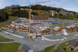 Un des chantiers réalisés par DUMAS en Suisse acquis par Thomas & Piron