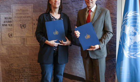 Signature accord entre la Fédération Wallonie-Bruxelles et le Haut-Commissariat aux Droits de l'Homme