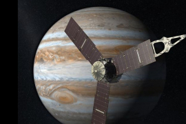 La sonde américaine Juno a atteint son objectif, Jupiter, après un très long voyage dans l’espace, 3 milliards de km, et dans le temps, 5 ans.